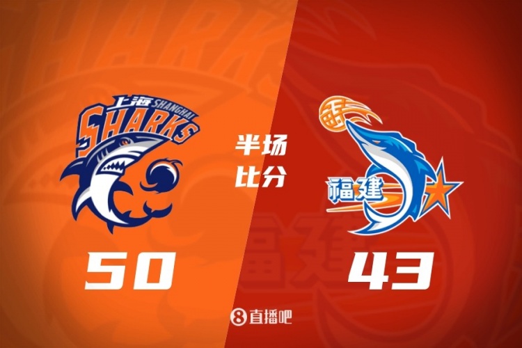 半场战报-上海半场领先福建7分古德温13+7拉塞尔10分